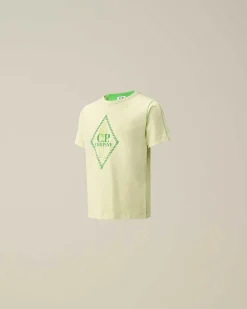C.P. Company U16 Cotton Jersey 30/1 British Sailor T-Shirt Classic Green Best Sale