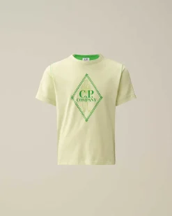 C.P. Company U16 Cotton Jersey 30/1 British Sailor T-Shirt Classic Green New