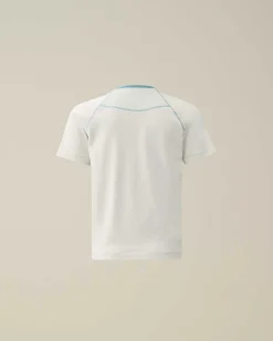 C.P. Company U16 Cotton Jersey 30/1 British Sailor T-Shirt Niagara-Blue Store
