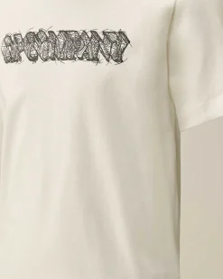 C.P. Company U16 Cotton Jersey 30/1 Logo T-Shirt Gauze White Cheap