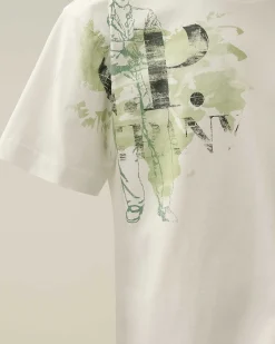 C.P. Company U16 Cotton Jersey 30/1 Maxi Logo T-Shirt Gauze White Best