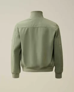 C.P. Company U16 C.P. Shell-R Bomber Jacket Agave Green Outlet