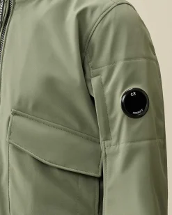 C.P. Company U16 C.P. Shell-R Bomber Jacket Agave Green Best Sale