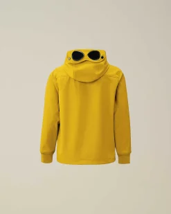 C.P. Company U16 C.P. Shell-R Goggle Jacket Sulphur-Yellow Hot