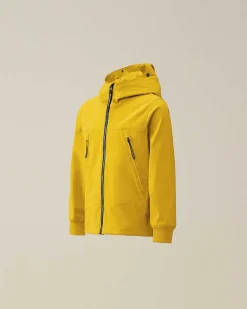 C.P. Company U16 C.P. Shell-R Goggle Jacket Sulphur-Yellow Hot