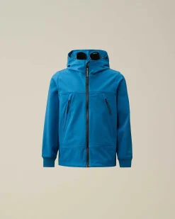 C.P. Company U16 C.P. Shell-R Goggle Jacket Ink Blue Outlet