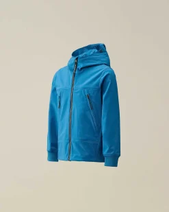 C.P. Company U16 C.P. Shell-R Goggle Jacket Ink Blue Outlet