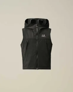 C.P. Company U16 C.P. Shell-R Goggle Vest Black Cheap