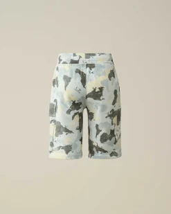 C.P. Company U16 Diagonal Fleece Printed Cargo Shorts Var.02-Multicolor Best