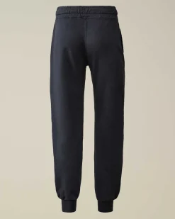 C.P. Company U16 Light Fleece Mixed Pocket Sweatpants Total Eclipse-Blue Best Sale