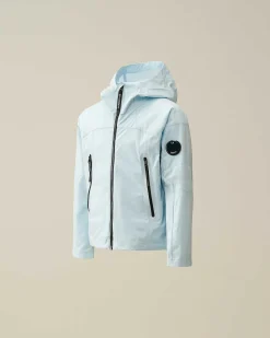 C.P. Company U16 Pro-Tek Hooded Jacket Starlight Blue Best Sale