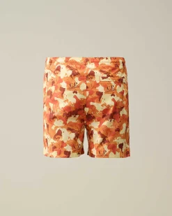 C.P. Company U16 Ripstop Printed Swim Shorts Var.03-Multicolor New