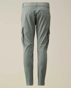 C.P. Company U16 Stretch Gabardine Cargo Pants Turbulence-Grey Online
