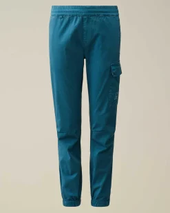C.P. Company U16 Stretch Gabardine Pants Ink Blue New