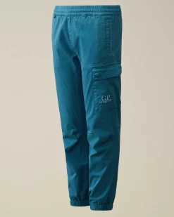 C.P. Company U16 Stretch Gabardine Pants Ink Blue New