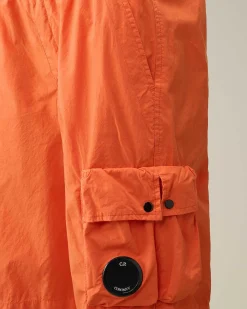 C.P. Company U16 Tela Parachute Cargo Shorts Gold Flame-Orange Clearance