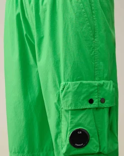 C.P. Company U16 Tela Parachute Cargo Shorts Classic Green Sale